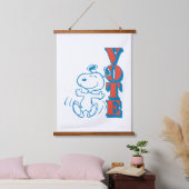 Tapisserie Suspendue cacahuètes | Snoopy - Vote (Chambre à coucher)