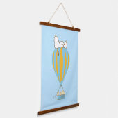 Tapisserie Suspendue cacahuètes | Snoopy & Woodstock Hot Air Balloon (Angulaire)