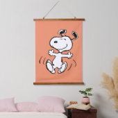 Tapisserie Suspendue cacahuètes | Une Danse Heureuse Snoopy (Chambre à coucher)