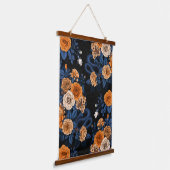 Tapisserie Suspendue Caché en rose, orange et bleu (Angulaire)