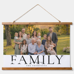 Tapisserie Suspendue Cadeau de photo de famille élégant