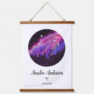 Tapisserie Suspendue Cadeau de signe du zodiaque Bélier constellation r
