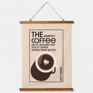 Tapisserie Suspendue Café Barista