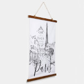 Tapisserie Suspendue Café Paris (Angulaire)