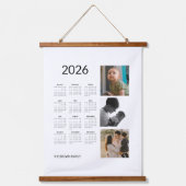 Tapisserie Suspendue Calendrier photo 2026 (Recto)