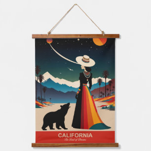 Tapisserie Suspendue Californie : Le pays des rêves