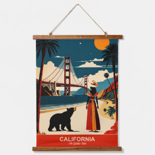 Tapisserie Suspendue Californie : L'État d'or