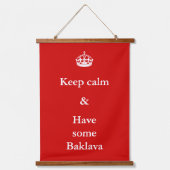 Tapisserie Suspendue calme-Baklava (Recto)