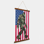 Tapisserie Suspendue Camo Bigfoot Sasquatch (Angulaire)