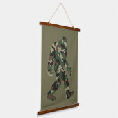 Tapisserie Suspendue Camo Bigfoot Sasquatch (Angulaire)