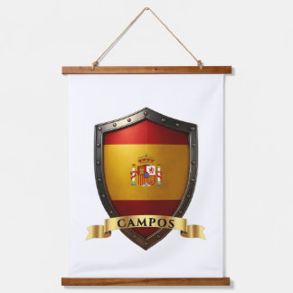 Tapisserie Suspendue Campos Spain Heraldic Name Shield