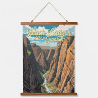 Canyon Noir Du Parc National Gunnison Art