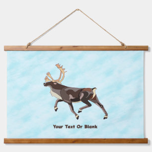 Tapisserie Suspendue Caribou/Reindeer d'art populaire