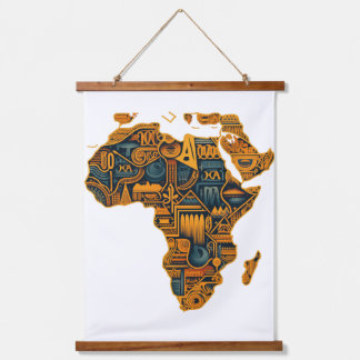 Tapisserie Suspendue Carte africaine