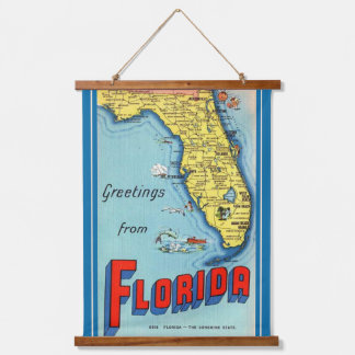 Tapisserie Suspendue Carte postale Floride