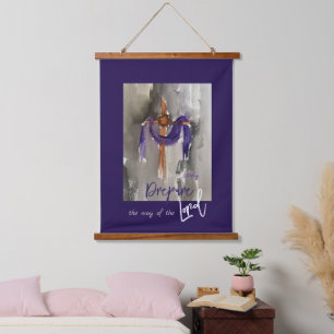 Tapisserie Suspendue Carte pour notes de Pâques Hallelujah