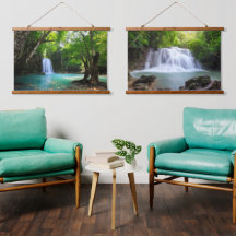 Cascade détendue dans la forêt tropicale humide