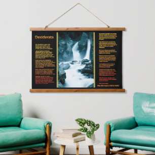 Tapisserie Suspendue Cascades rocheuses DESIDERATA