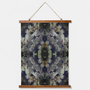 Tapisserie Suspendue Casquette de dentelle blanche Hydrangea Floral Abs