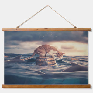 Tapisserie Suspendue Cat Nap Dream ou cauchemar