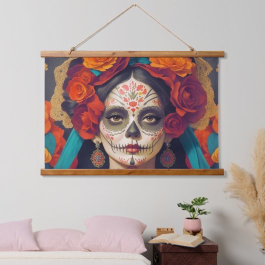 Tapisserie Suspendue Catrina Day Of The Dead 1 (Chambre à coucher)