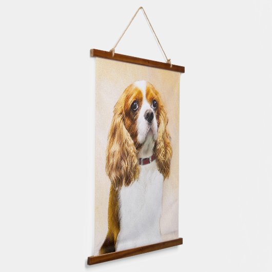 Tapisserie Suspendue Cavalier King Charles Spaniel Peinture originale (Angulaire)