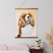 Tapisserie Suspendue Cavalier King Charles Spaniel Peinture originale (Chambre à coucher)