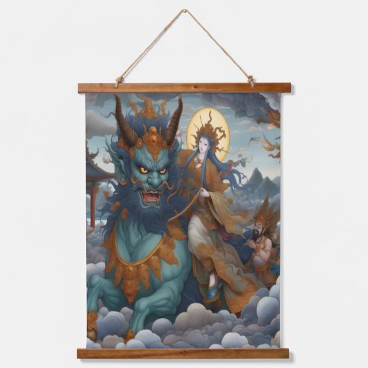 Tapisserie Suspendue Cavalier Oni (Recto)