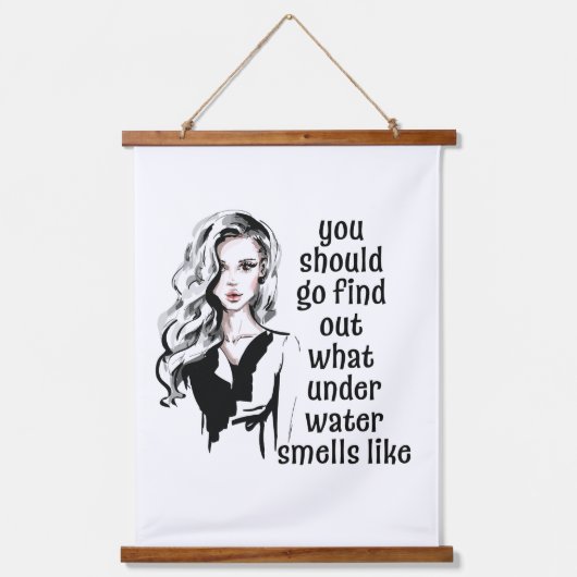 Tapisserie Suspendue Ce que l'eau sent comme (Recto)