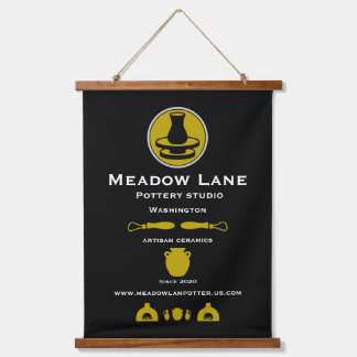 Tapisserie Suspendue Ceramic Studio Potter Business Promotion