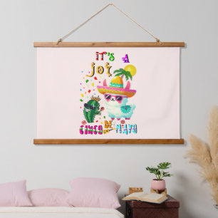 Tapisserie Suspendue C'est une joie Cinco De Mayo