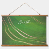 Tapisserie Suspendue Champs verts (Recto)