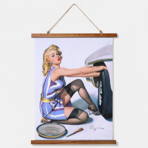 Tapisserie Suspendue Changement rapide par Gil Elvgren