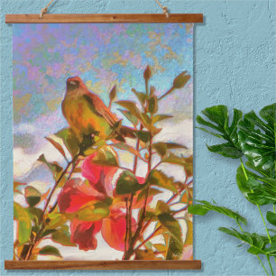 Tapisserie Suspendue Chanteur au bord de la piscine 2338