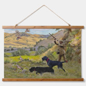 Tapisserie Suspendue Chasse à la perdrix de Chukar (Devant)