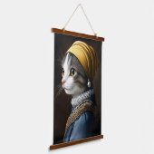 Tapisserie Suspendue Chat avec oreille perle (Angulaire)