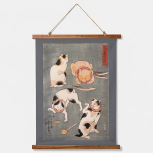 Tapisserie Suspendue Chats japonais, Kuniyoshi, Ukiyo-e