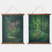 Tapisserie Suspendue Chemin forestier d'été (Double)