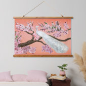 TAPISSERIE SUSPENDUE CHERRY BLOSSOM PEACOCK (Chambre à coucher)