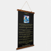 Tapisserie Suspendue Cheval arabe jetant une chaude lumière dorée (Angulaire)