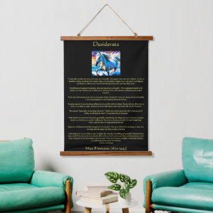 Tapisserie Suspendue Cheval arabe jetant une chaude lumière dorée