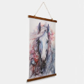 Tapisserie Suspendue Cheval blanc (Angulaire)