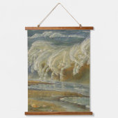 Tapisserie Suspendue Chevaux Neptune par Walter Crane (Recto)