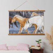 Tapisserie Suspendue Chevaux traversant le ruisseau (Chambre à coucher)