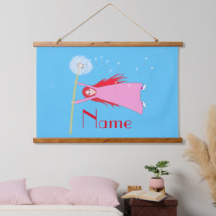 Tapisserie Suspendue Cheveux roux Dandelion Girl Thunder_Cove