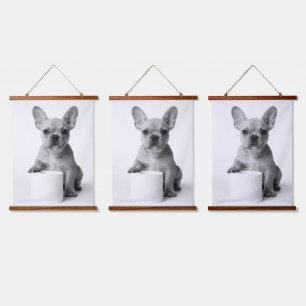 Tapisserie Suspendue Chien Bouledogue Français Mignon Minimaliste Garda