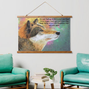 Tapisserie Suspendue Chien Husky Lou Lou