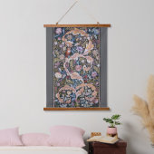 Tapisserie Suspendue Chouette et fleurs, William Morris (Chambre à coucher)