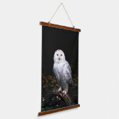 Tapisserie Suspendue Chouette hivernale majestueuse (Angulaire)