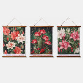 Tapisserie Suspendue Christmas Cactus Wall Tapestry Bloom Bright Shine (Tripler)